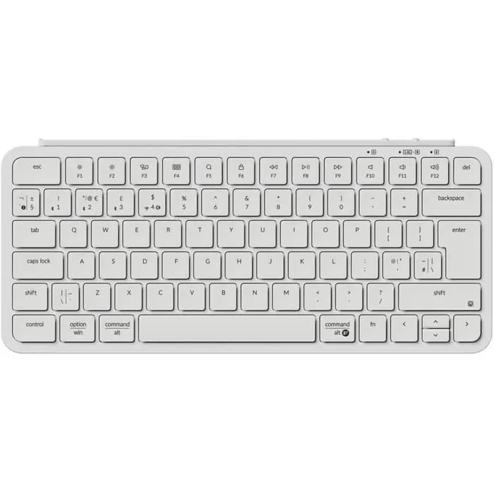 Tipkovnica Keychron B1 Pro, bežična, bluetooth, UK/HR Layout, bijela