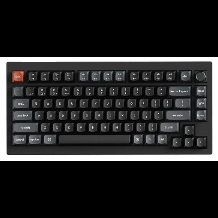 Tipkovnica Keychron V1 Ultra, bežična, bluetooth, UK Layout, Crna
