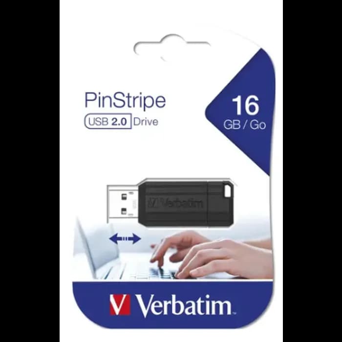 USB stick Verbatim 49063, USB 2.0, 16GB, USB-A, Crni