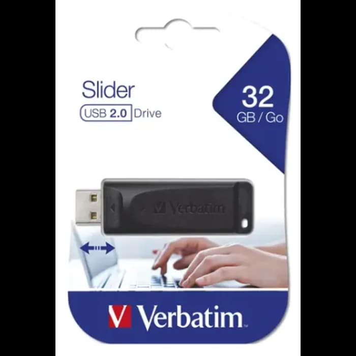 USB stick Verbatim 98697, USB 2.0, 32GB, USB-A, Crni