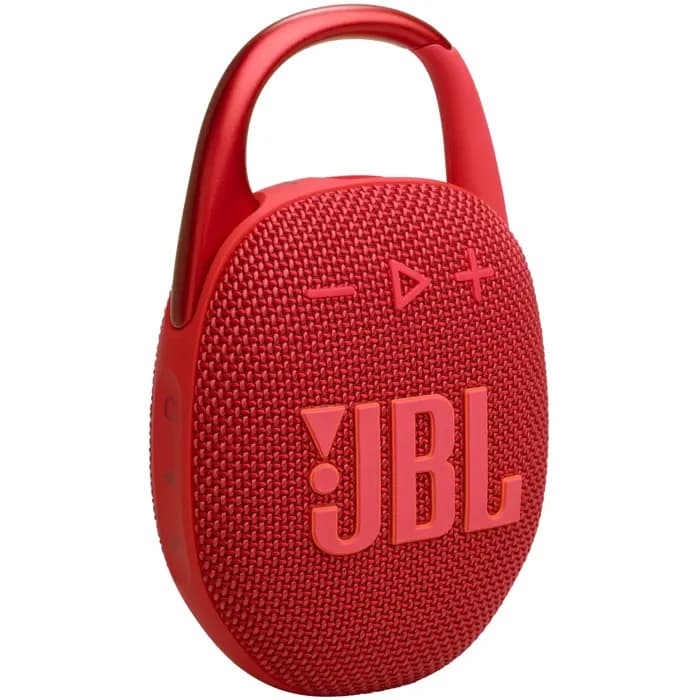 Zvučnik JBL Clip 5, bežični, bluetooth, vodootporan IP67, 7W, crveni, JBLCLIP5RED
