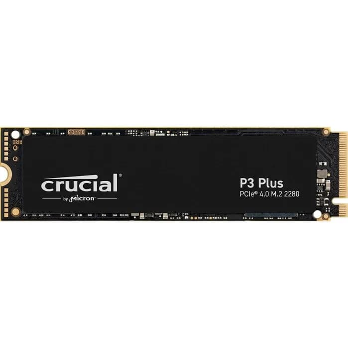 SSD Crucial P3 Plus, 2TB, M.2 NVMe PCIe Gen4, R5000/W4200