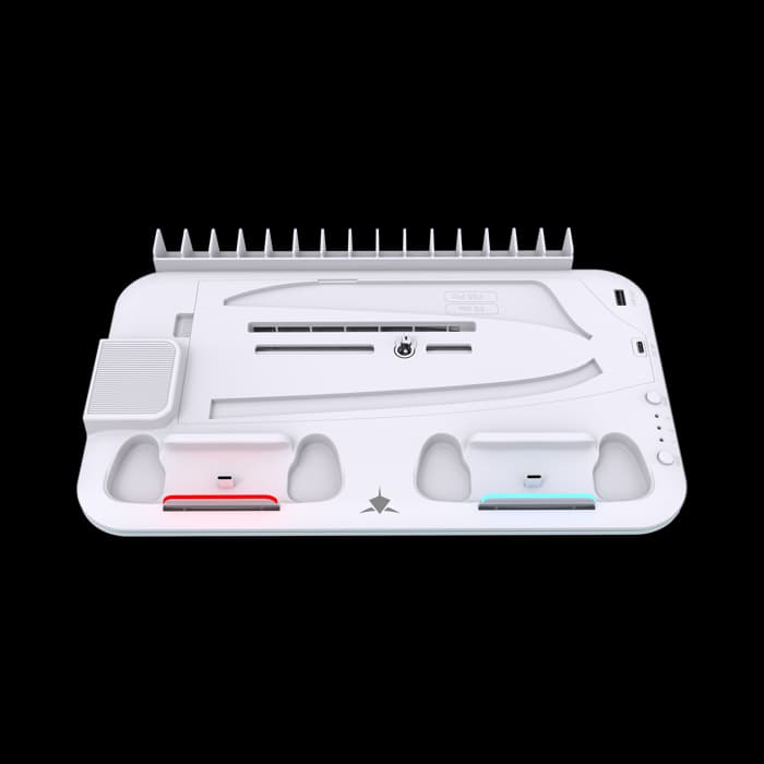 Hladnjak za PS5 White Shark PS5-DZ504 Kimura Pro+ punjač za 2 kontrolera
