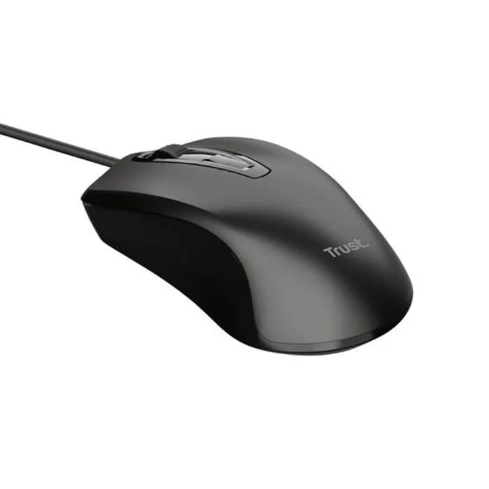 Miš Trust 24657, žičani, Black