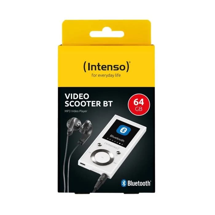 MP3 Player Intenso Video Scooter BT, 64GB, White