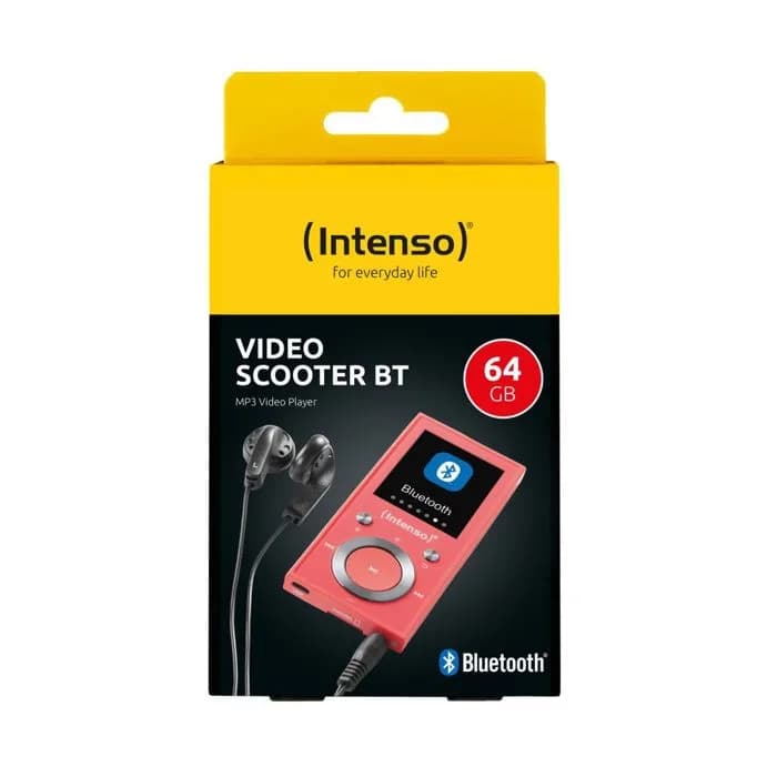 MP3 Player Intenso Video Scooter BT, 64GB, rozi