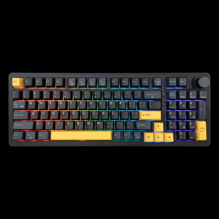 Tipkovnica White Shark Excalibur GK-007151, bežična, gaming, mehanička, red switches, US Layout, LED, Black