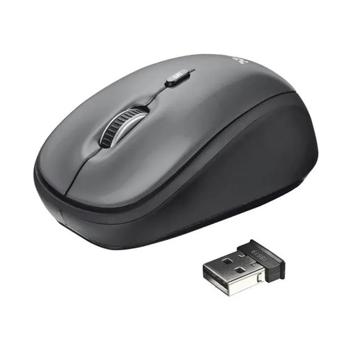 Miš Trust Yvi 18519, bežični, Black