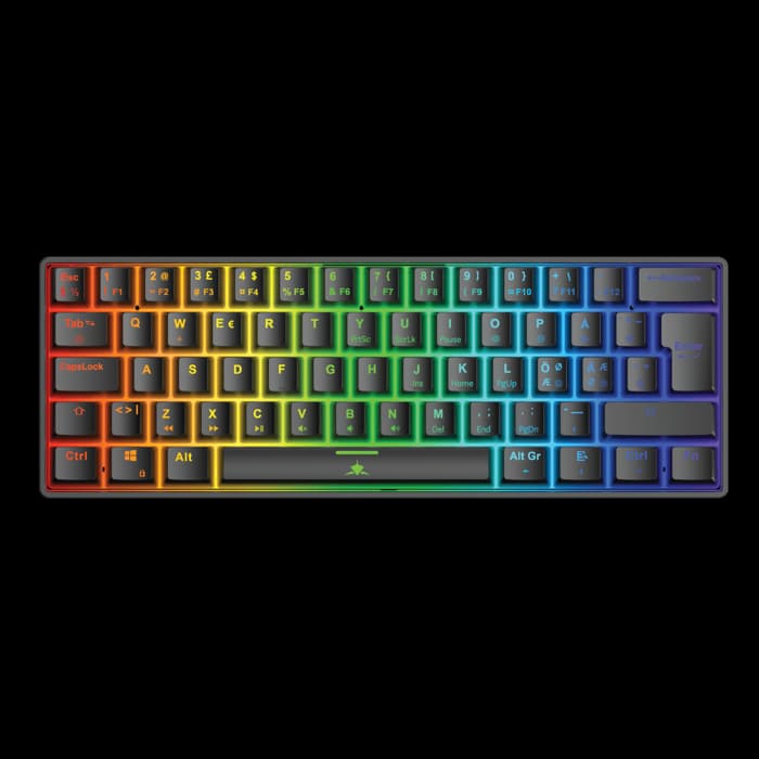 Tipkovnica White Shark Shinobi 2, žičana, gaming, mehanička, red switches, NO Layout, RGB
