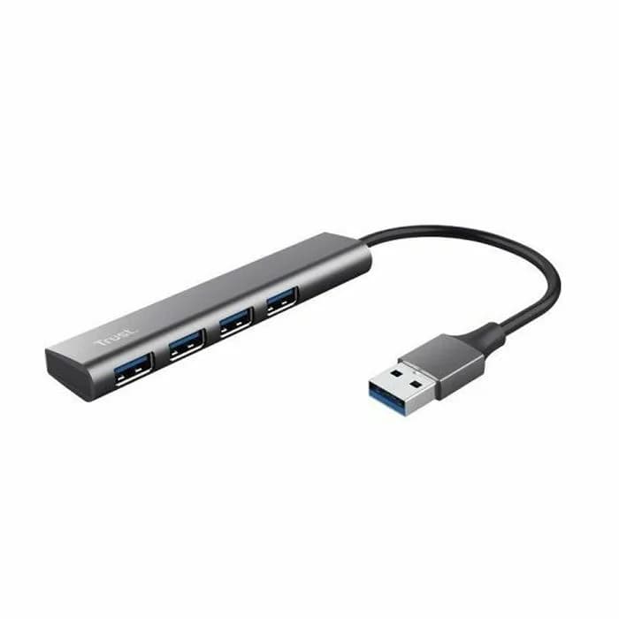 USB Hub Trust Halyx 24947, 4xUSB-A, Silver