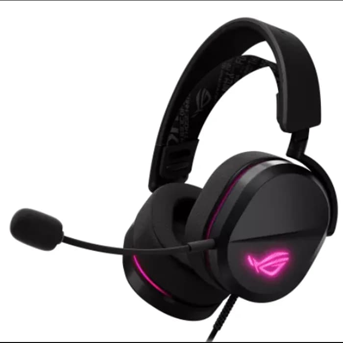 Slušalice Asus ROG Pelta Core, žičane, gaming, on-ear, PC, PS4, PS5, Black