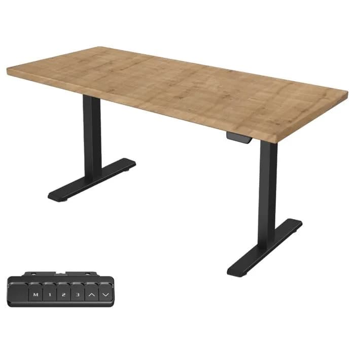 Stol UVI Lite V2, motorizirani, Chalet Oak and Black