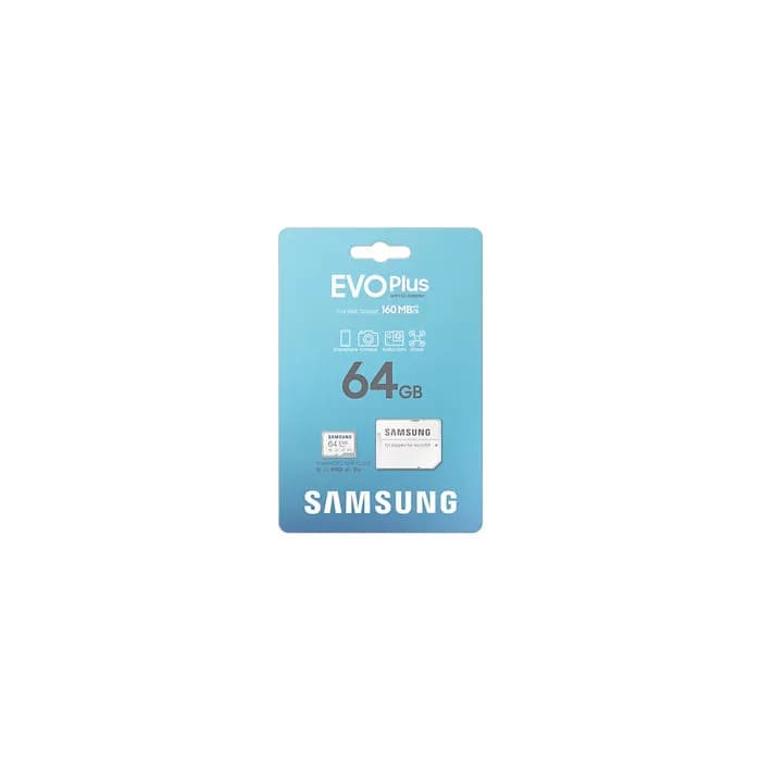 Memorijska kartica Samsung EVO Plus, 64GB + SD adapter
