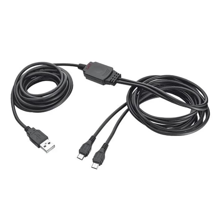 Kabel Trust GXT 222 USB-A (M) na Micro USB (M), PS4, 3.5m, Black