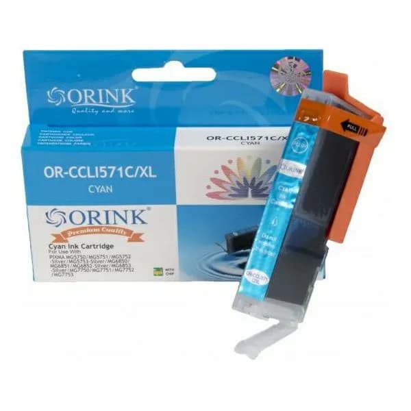 Tinta Orink za Canon, CLI571C XL, Cyan