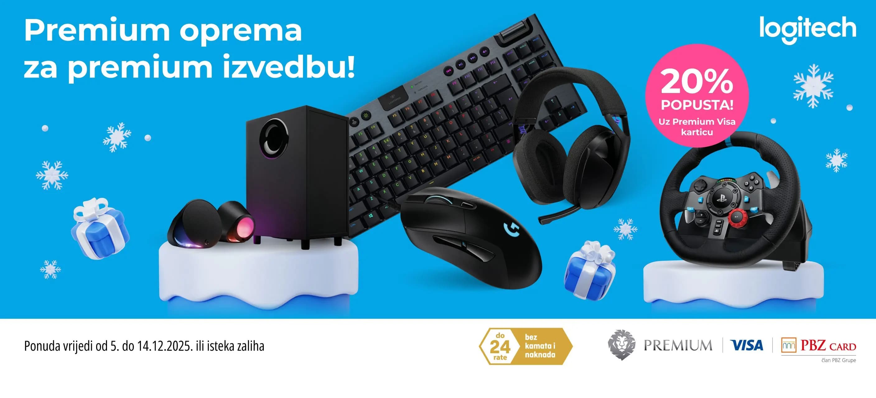 Logitech X Premium Visa!