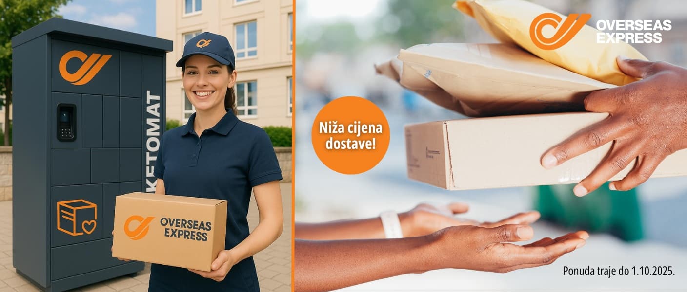 Overseas dostava za 2,39€!