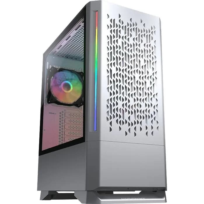 COUGAR MX430 Air RGB PC Case, Mid Tower, White