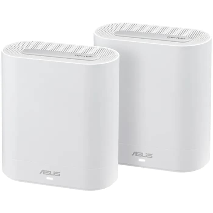 ASUS ExpertWiFi EBM68 (2-pack) AX7800 Tri-Band WiFi 6 (802.11ax) Business Mesh System, ASUS ExpertWiFi app, Commercial-grade network security, Easy wall-mounting