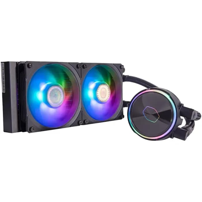 AIO Liquid Cooler Cooler Master MasterLiquid PL240 Flux, 240mm, ARGB, Black