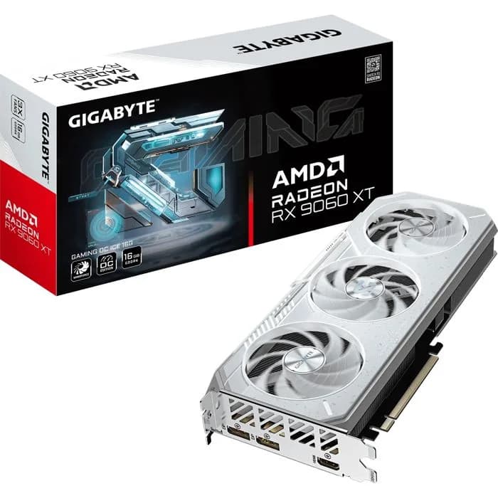 Grafička Gigabyte AMD Radeon RX9060XT Gaming OC Ice, 16GB GDDR6