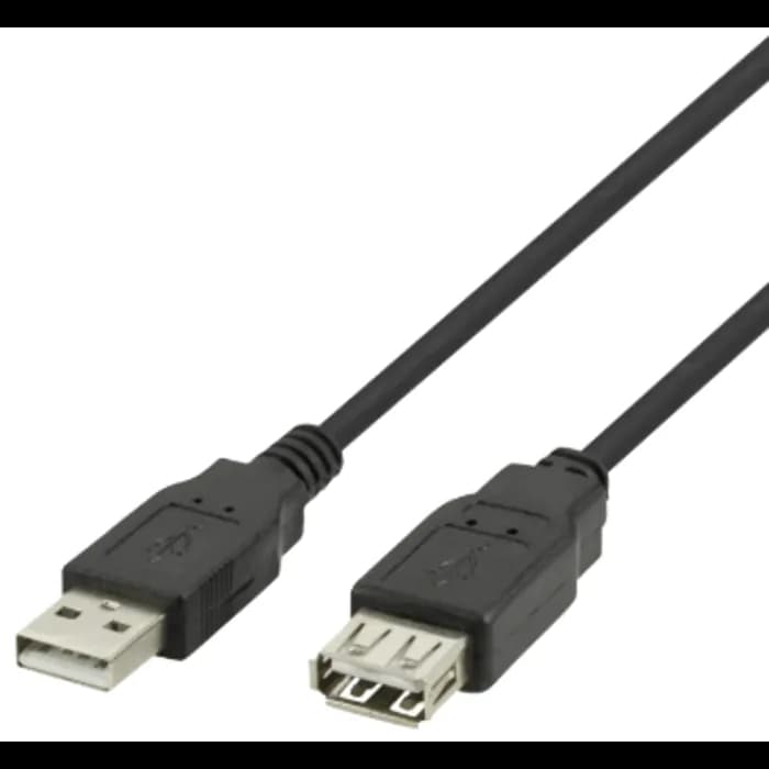 Kabel Deltaco R00140002, USB-A 2.0 (M) na USB-A (Ž), 2.0m, Black