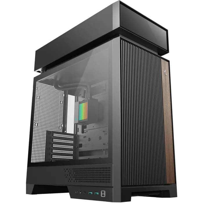 Kućište DeepCool CL6600, Midi tower, kaljeno staklo, bez napajanja, ATX, Black