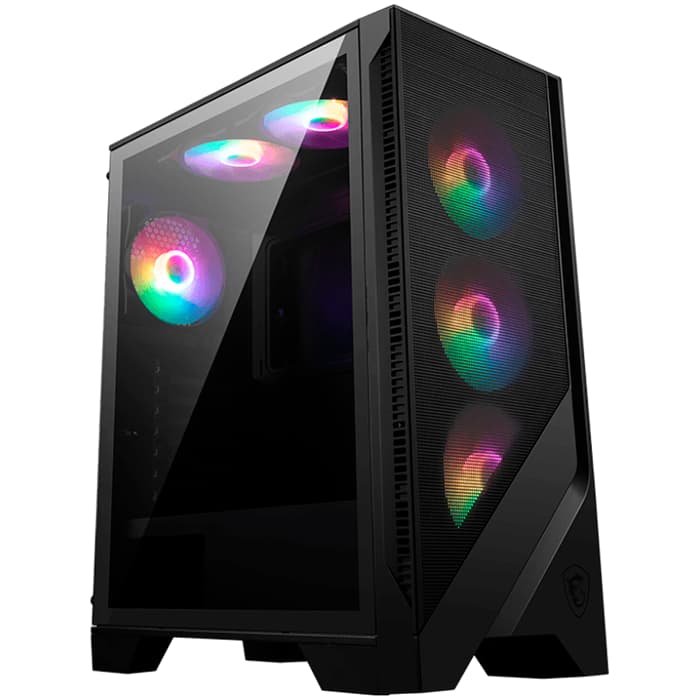 Kućište MSI MAG Forge 120A Airflow, Mid tower, kaljeno staklo, bez napajanja, ATX, Black