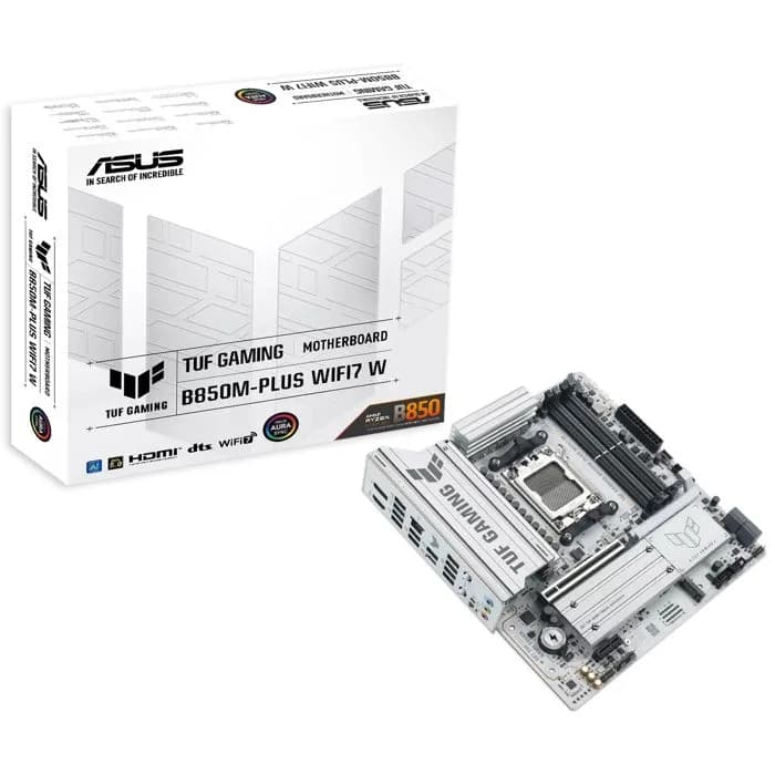 Matična ploča Asus TUF Gaming B850M-Plus WiFi7 W, AMD AM5, WiFi, Bluetooth, Micro ATX