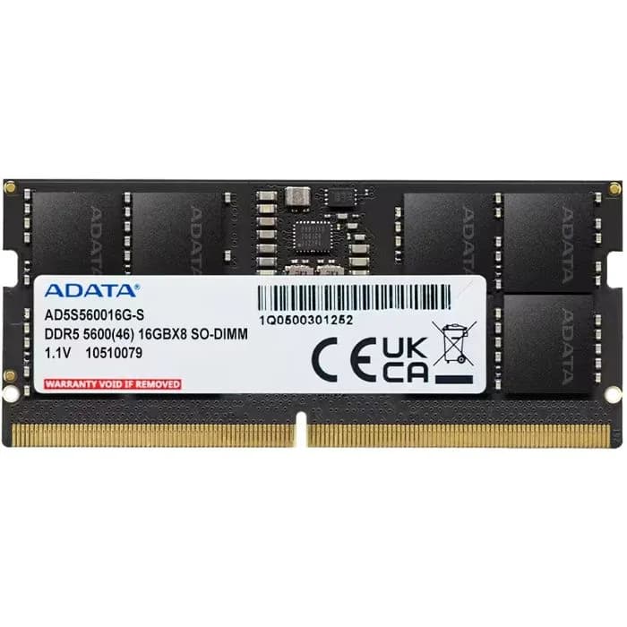 Memorija za prijenosna računala Adata AD5S560016G-S, SO-DIMM, 16GB, DDR5 5600MHz, CL46