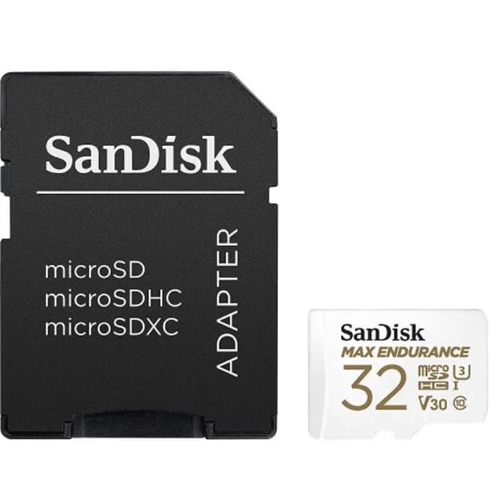 Memorijska kartica Sandisk Max Endurance, microSDHC, HC Class 10, 32GB + SD Adapter