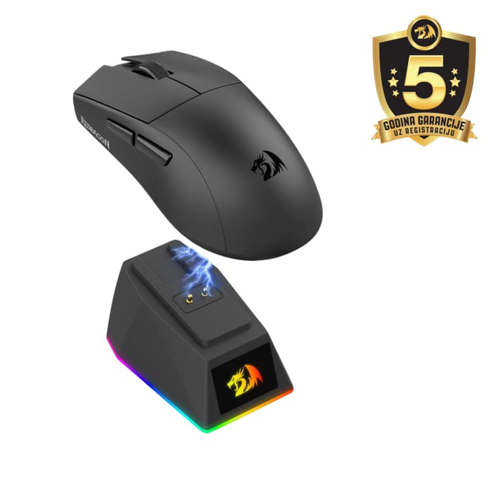 Miš Redragon King Ultra M999, bežični, gaming, 3200DPI, crni