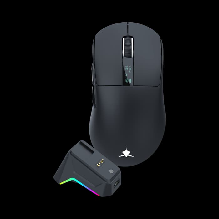 Miš White Shark WGM-5023 Gawain, bežični, gaming, 12000 DPI, crni