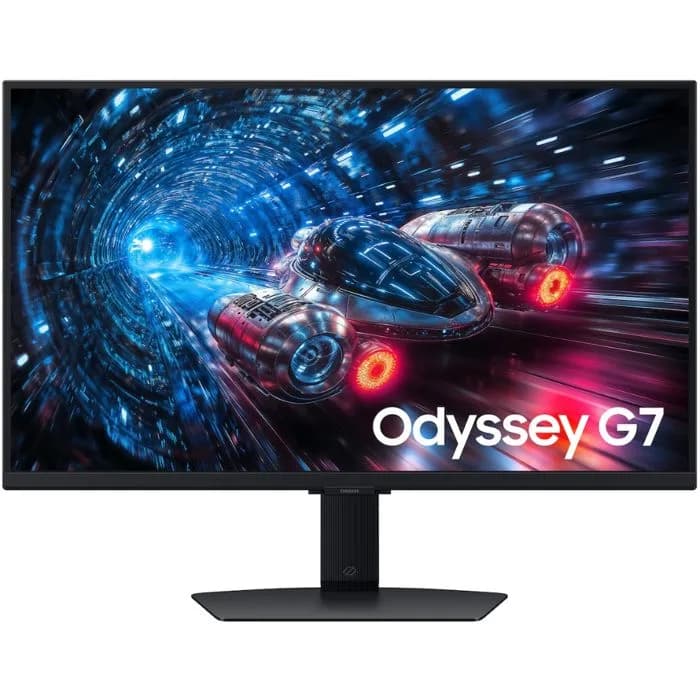 Monitor Samsung 27" Odyssey G7, LS27FG702EUXEN, IPS, gaming, Dual-Mode (4K 180Hz/FHD 360Hz), FreeSync Premium, 1ms, HDR10, 2xHDMI, DP, 2xUSB 3.2, Pivot, 4K