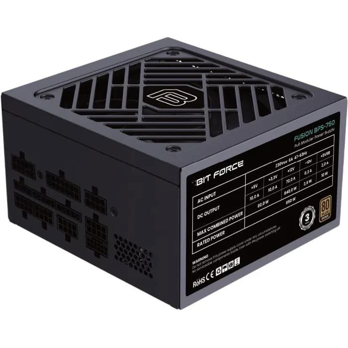 Napajanje Bit Force Supreme GPS-750 ATX 3.1, 750W, 80+ Gold, modularno, ATX