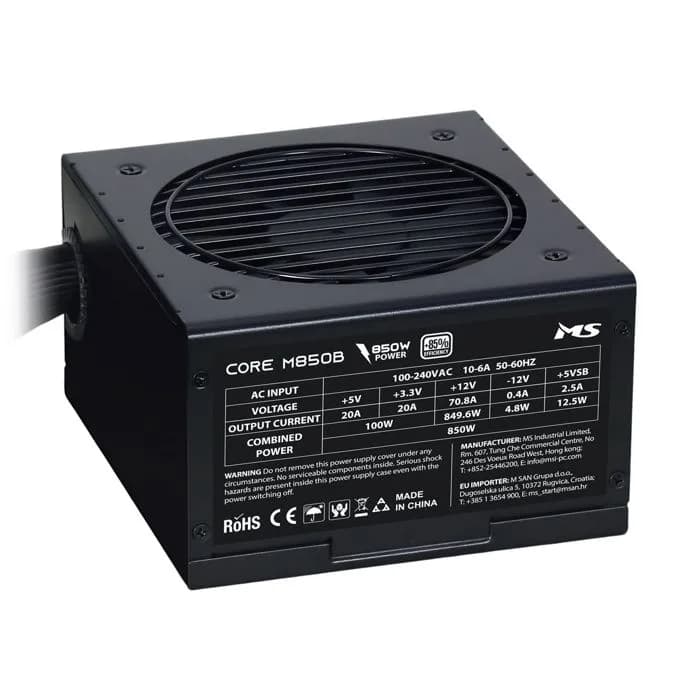 Napajanje MS Core M850B, 850W, 80+ Bronze, ATX