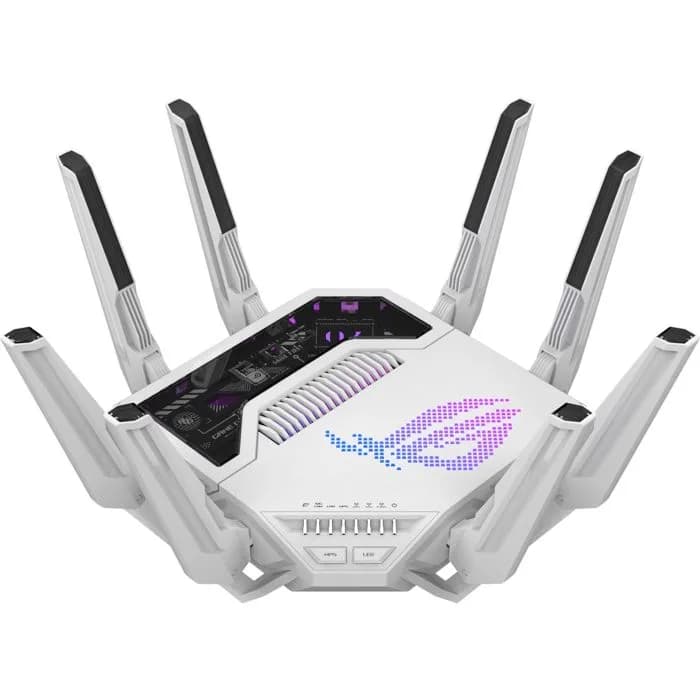 Router Asus ROG Rapture GT-BE19000AI, BE19000, WiFi 7, Tri band 2.4GHz/5GHz/6GHz, 2xLAN/WAN, 5×LAN, Mesh WiFi System