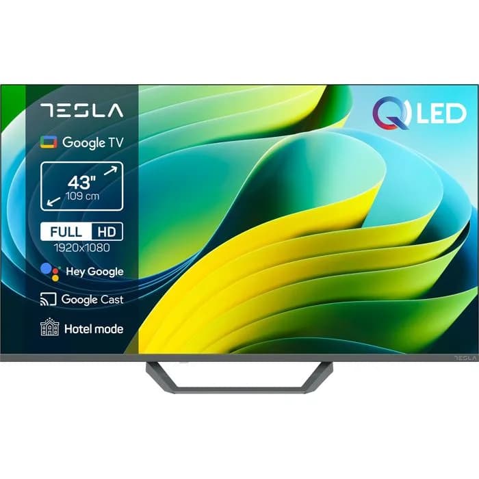 TV Tesla 43" Q43E665GFS, QLED, Full HD, Smart TV