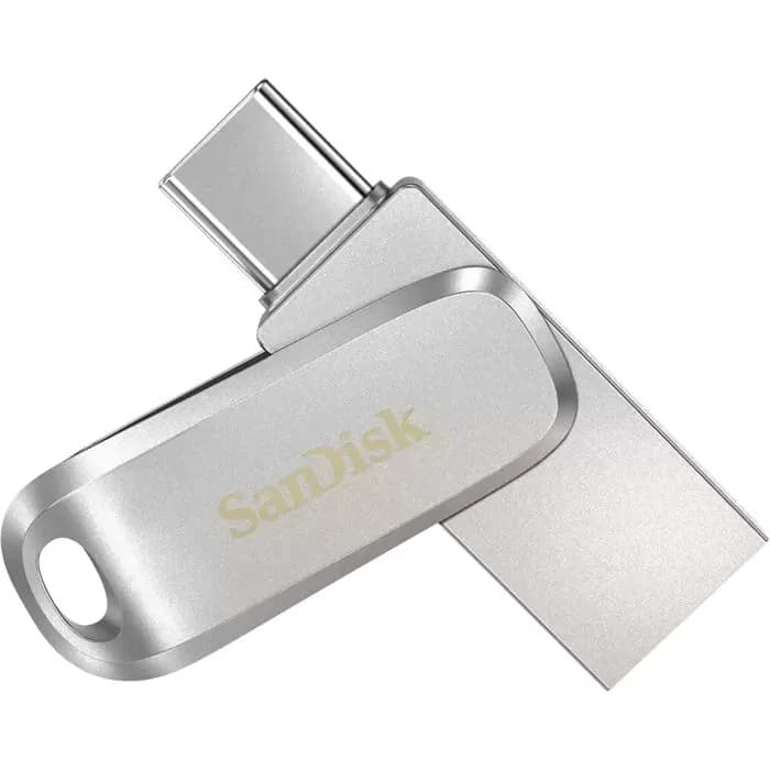 USB stick Sandisk Ultra Dual Drive Luxe, USB 3.2, 32GB, Silver