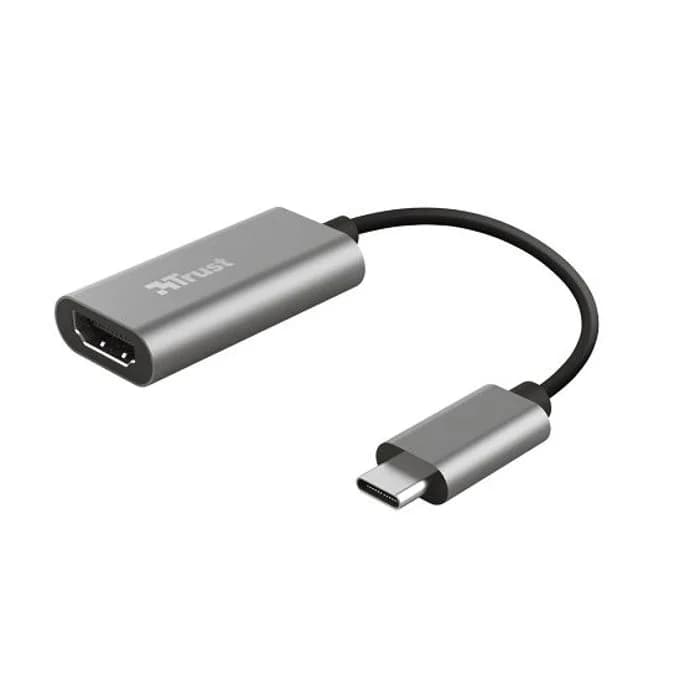 Adapter Trust Dalyx, USB-C (M) na HDMI (Ž), srebrni