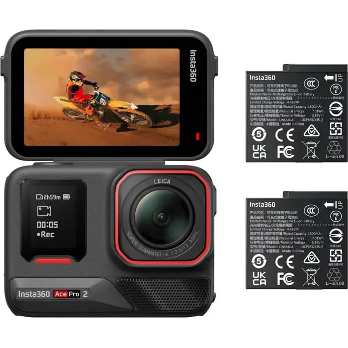 Akcijska kamera Insta360 Ace Pro 2 Dual-battery Bundle