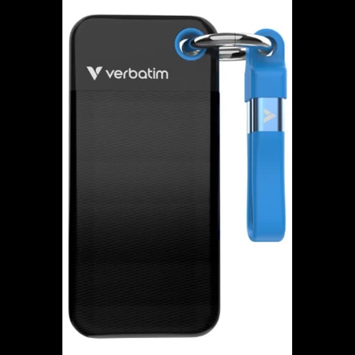Eksterni SSD Verbatim Pocket 32416, 256GB, USB 3.2, Black