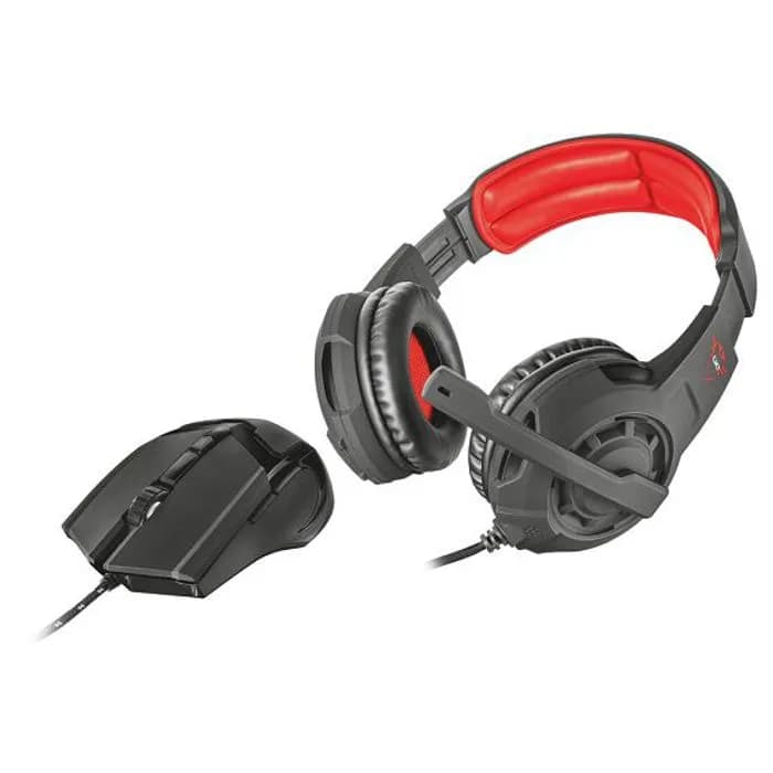 Gaming combo Trust GXT 784, slušalice, miš, gaming, black