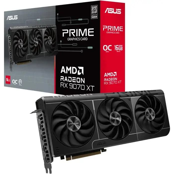 Grafička Asus AMD Radeon RX9070XT Prime OC, 16GB GDDR6