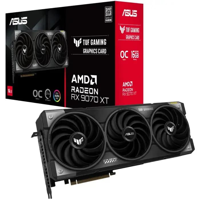 Grafička Asus AMD Radeon RX9070XT TUF Gaming OC, 16GB GDDR6