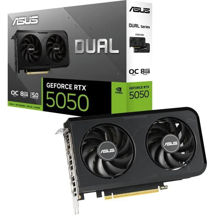 Grafička Asus GeForce RTX5050 Dual OC, 8GB GDDR6