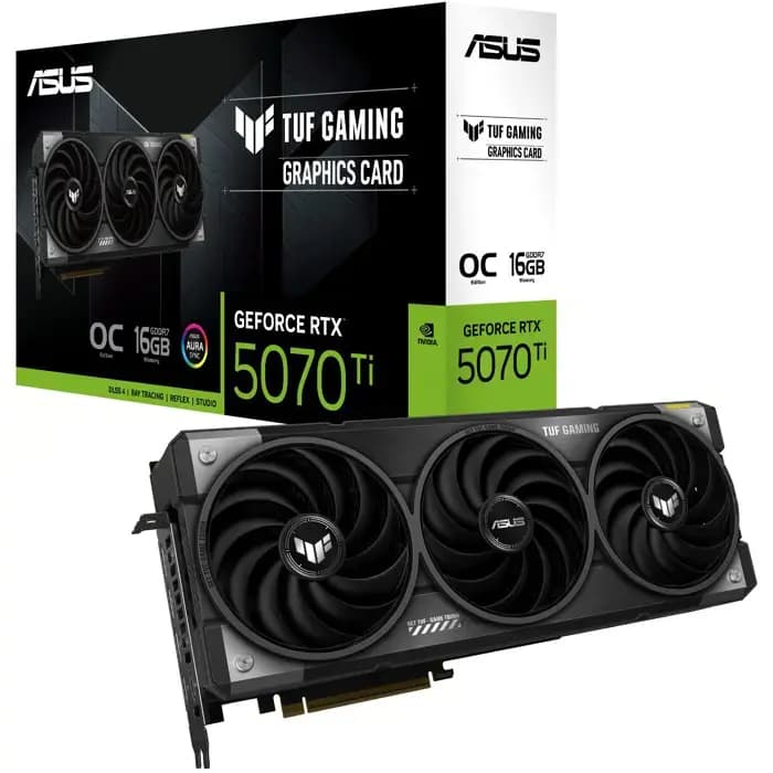 Grafička Asus GeForce RTX5070Ti TUF Gaming OC, 16GB GDDR7