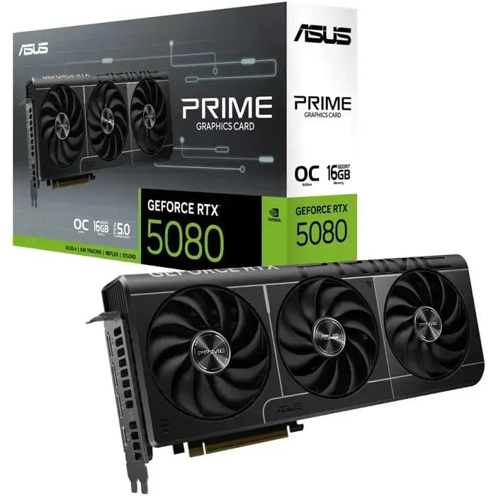 Grafička Asus GeForce RTX5080 Prime OC, 16GB GDDR7
