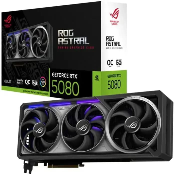 Grafička Asus GeForce RTX5080 ROG Astral OC, 16GB GDDR7