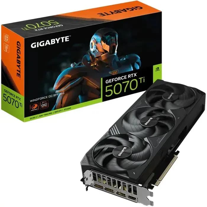 Grafička Gigabyte GeForce RTX5070Ti Windforce OC SFF, 16GB GDDR7